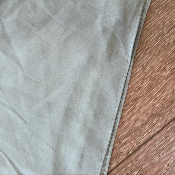 H&M Women's off the shoulder long formal mint green dress size 10 - Picture 5 of 8